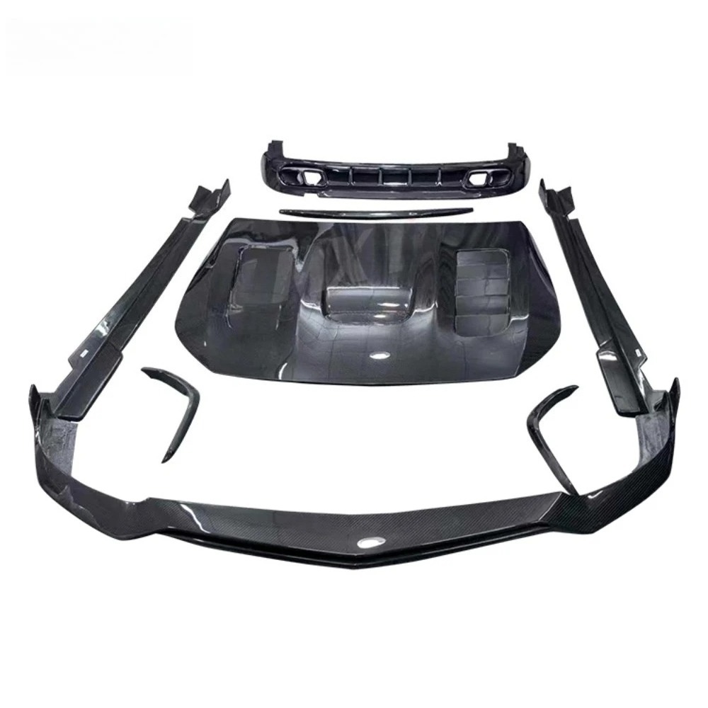 GT53 GT63 Body Kits for  Excellent Quality Fast Delivery Dry Carbon Fiber Front Lip Side Skirt Diffuser Hood